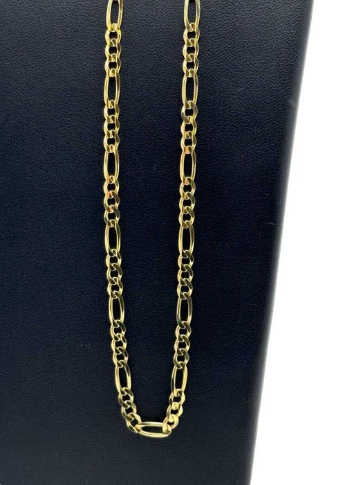 Piękny Złoty Łańcuszek Figaro 13,48G 585 60cm 2mm