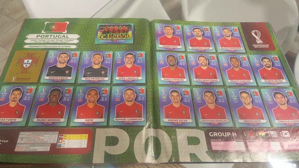 Álbum completo copa 2022