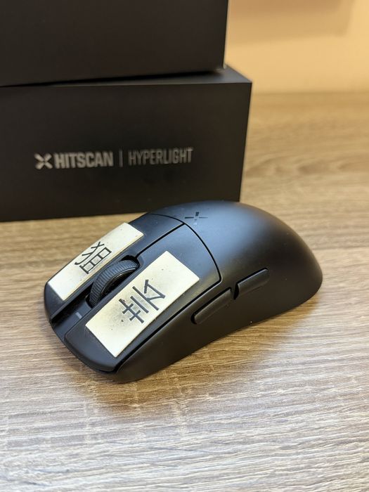 Mouse Hitscan Hyperlight Black +8k dongle