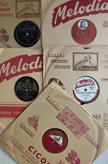 Discos Baquelite, grafonolas