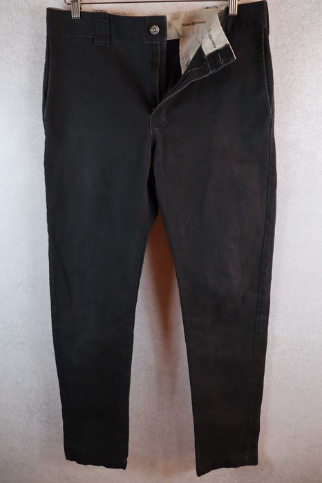 Dickies slim skinny fit męskie spodnie chino chinosy solidne mocne W34