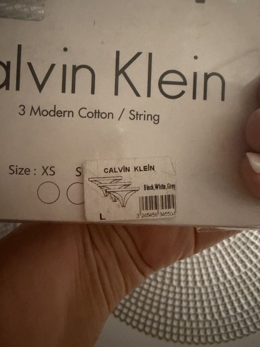 Stringi 3pak Calvin Klein