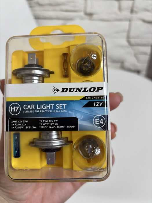 Набір автомобільних ламп H7, P21/5W, R5W Dunlop