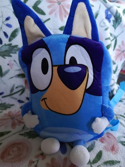 Bluey niebieski pluszowy plecak Nowy