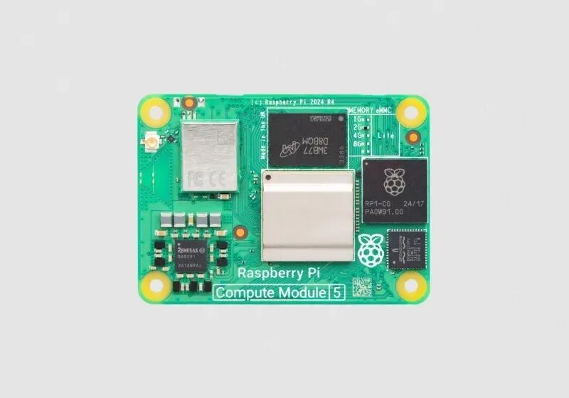 CM5108032 Raspberry Pi Compute module 5 2,4GHz 8GB RAM 32GB eMMC WiFi