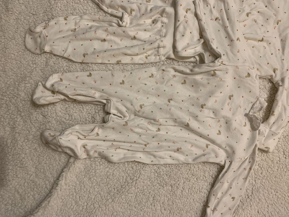 Zestaw 5 10 15 body legginsy pajac rozmiar 68