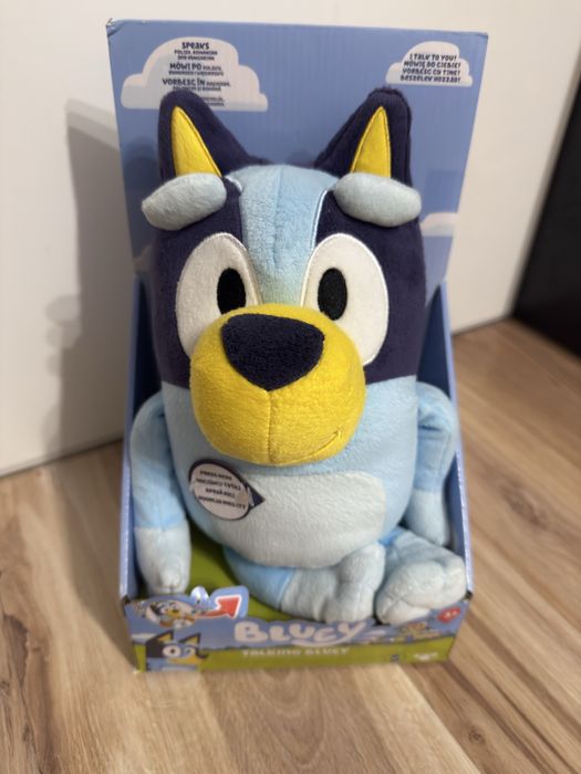 Gadajacy Bluey maskotka rozmawia w 3 jezykach nowy