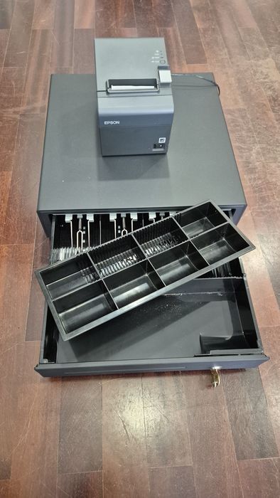 Gaveta moedas + impressora Epson