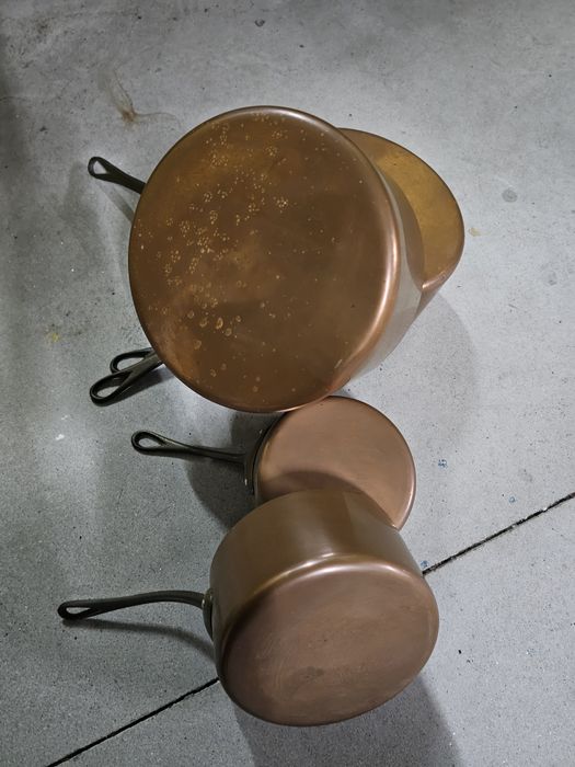 Vendo 5 panelas em cobre