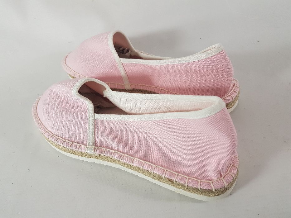 EVEN& ODD MOKASYNY ESPADRYLE damskie R 40 różowe noe
