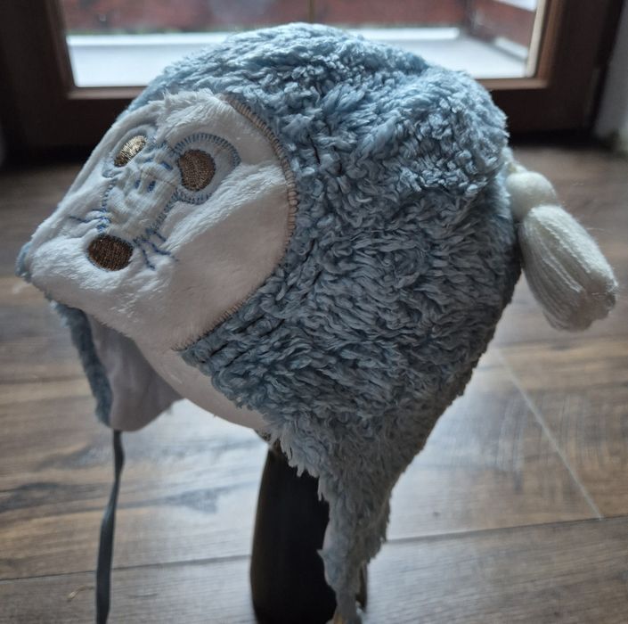 Ciepła czapka Mycha dla Smyka 50 Nowa