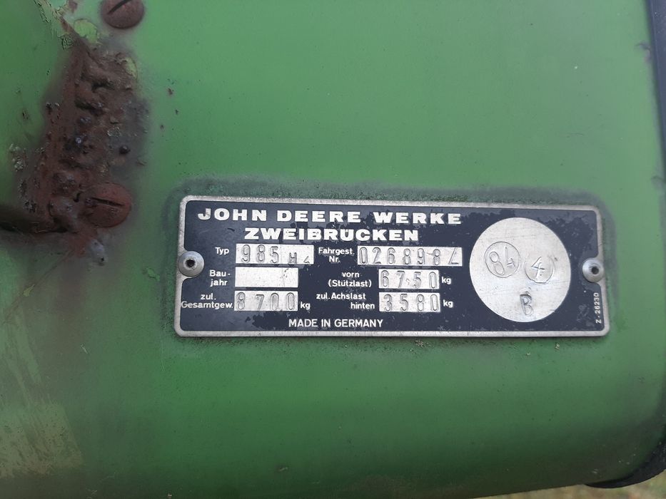 Комбайн Джон Дір 985 з документами порядок.