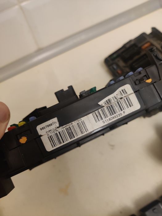 ЕБУ пежо 206. Блок керування двигуном Пежо 206, 1.4, 8кл. Бенз. 2007р.