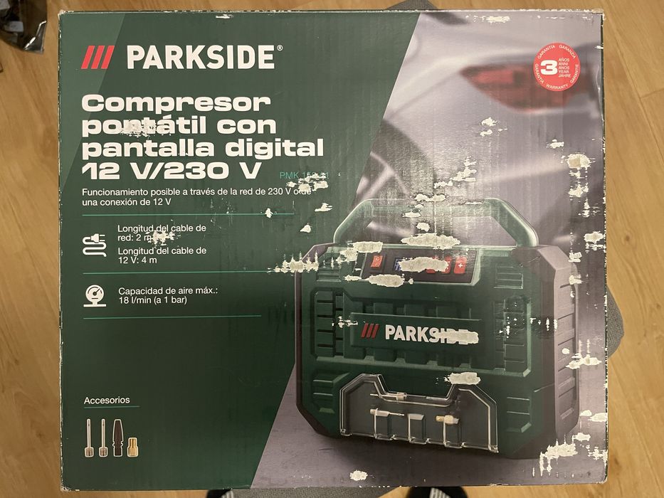 Compressor Parkside 12v para carro
