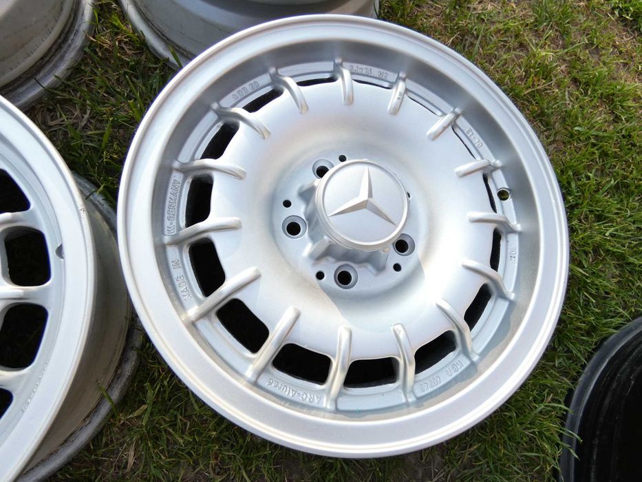 MERCEDES oryginał R107, W123, W126, 6x14 et30, Van Den Berg, ładny kpl