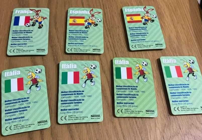 Cartas "Labirinto de Futebol"