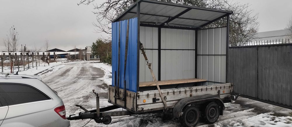 Продам причеп Humbaur двовісний. Knott 2016