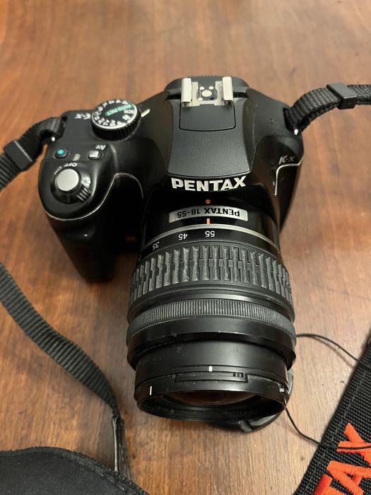 Pentax K-x debug mode +obiektyw 18-55