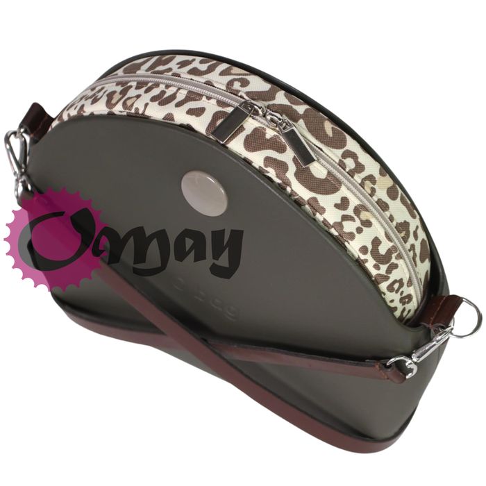 organizer OBAG MOON LIGHT panterka beż piasek hummus 2 kieszenie OMAY