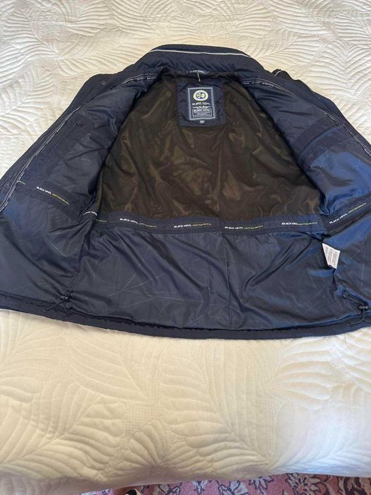 р. XXL 52 Black vinyl стильна куртка демісезонна водонепроникна