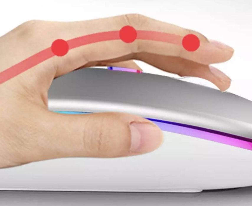 Комп'ютерна миша (біла)