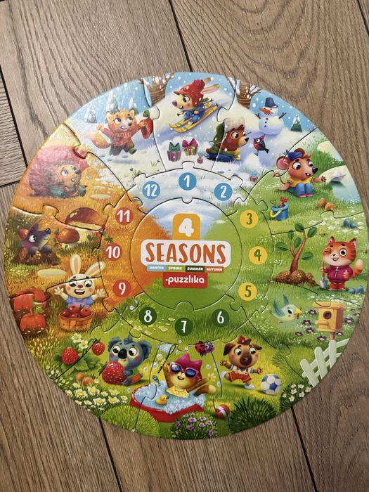 Puzzlika, 4 seasons пазли для найменших