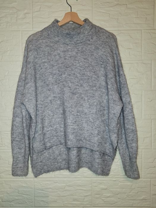 H&M sweter damski szary