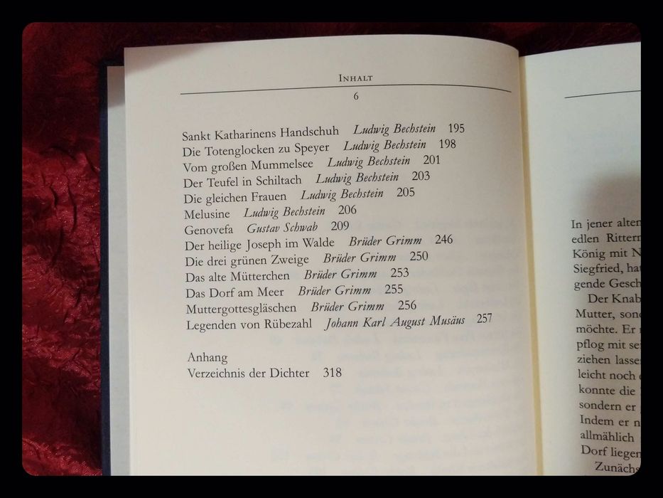 «Міфи та легенди» (нім. мовою) • Бехштайн, Ґрімм, Гауф та ін.