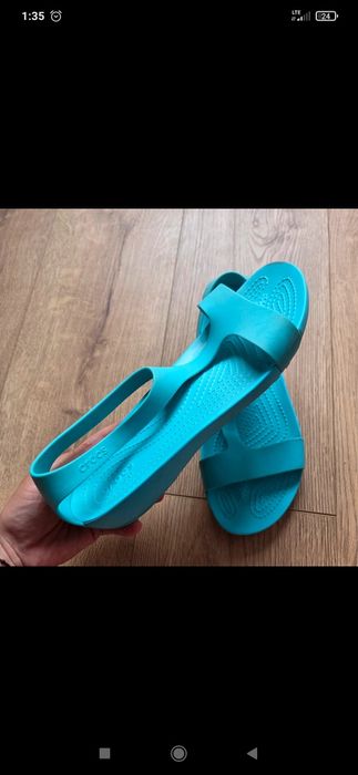 Crocs w9 niebieskie