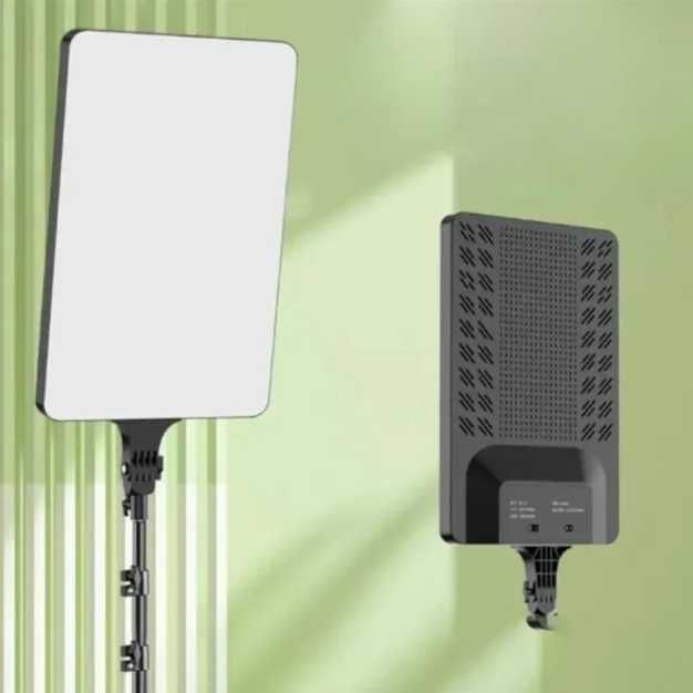 Прямоугольная LED лампа RL-16 с пультом и штативом 2м для фото и видео