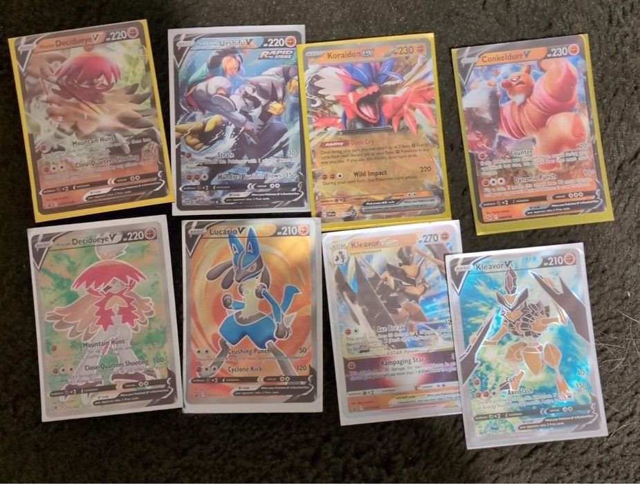 Oryginalne karty pokemon na sztuki
