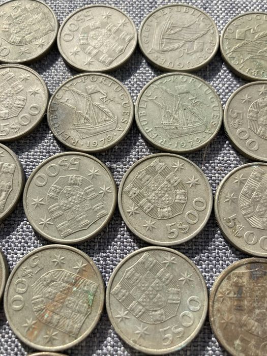 Moedas 5 escudos 1979