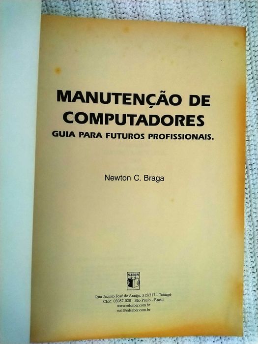 2 livros de Informática e Electrónica de Newton C. Braga