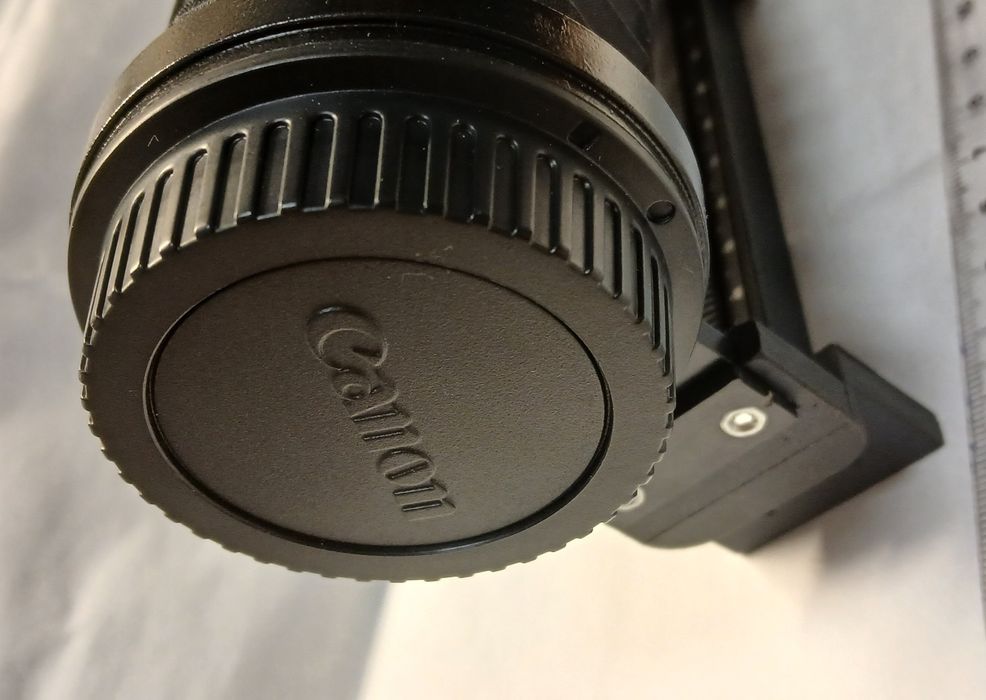 Fole de extensão para Canon com lente de microscópio