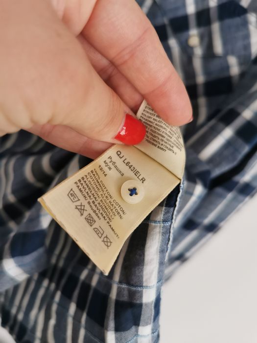 Lee koszula męska długi rękaw w kratkę męska M