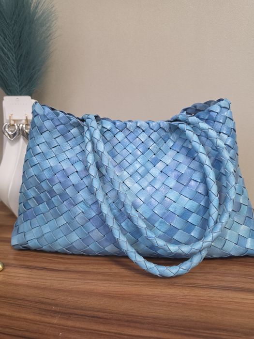 Сумка червона, айворі, золота, голуба Polina  o bag італія