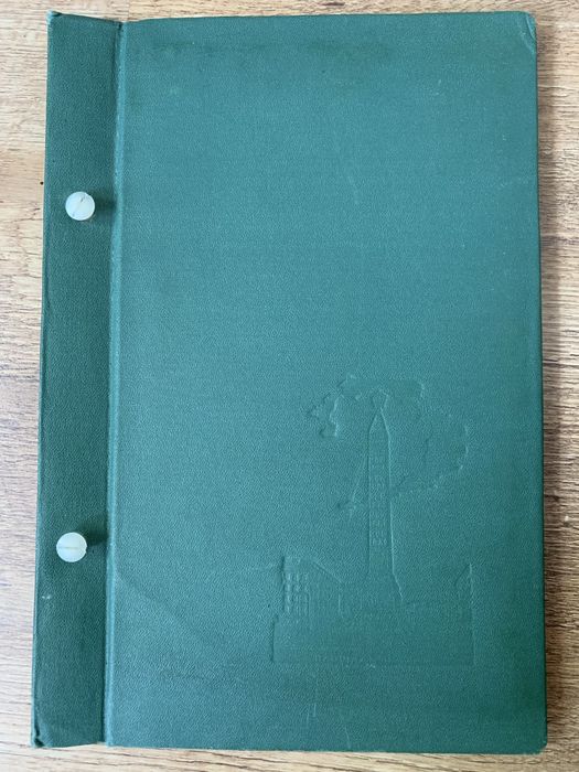 Блокнот, общая тетрать Беларусь 1950.