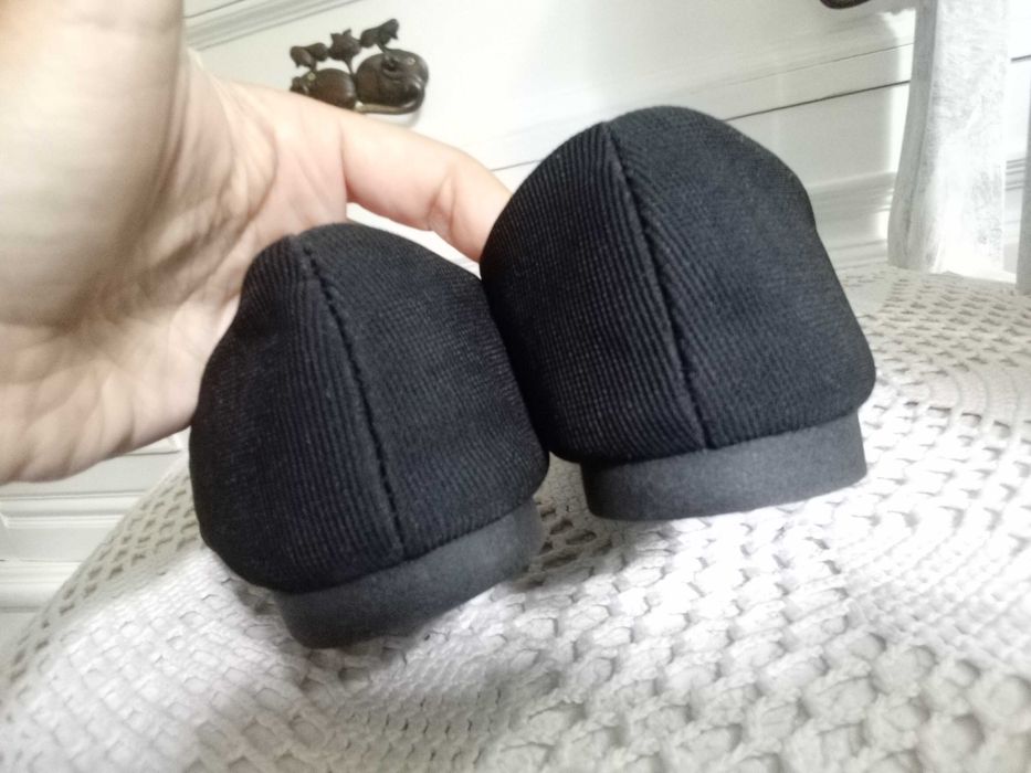 Caroline italy design buty baleriny damskie 36 czarne wiosna jesienne