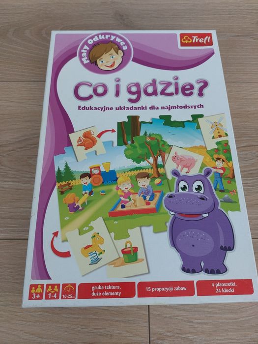 Co i gdzie, gra, Trefl,  3+