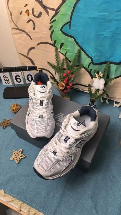 New Balance 530 White Silver Navy  Rozmiar 36