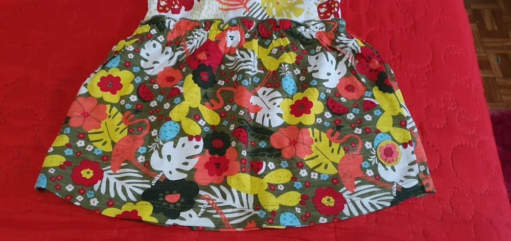 Vestido menina 6m novo