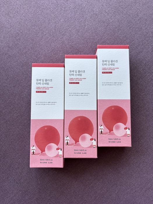 Round Lab Camellia Deep Collagen Firming Sun Serum Сонцезахисна сироватка