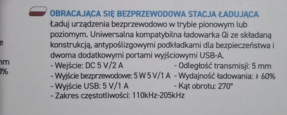 Indukcyjna stacja ładująca