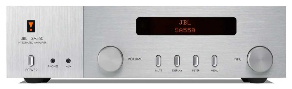Wzmacniacz stereo zintegrowany - JBL SA550 Classic Srebrny EX DEMO
