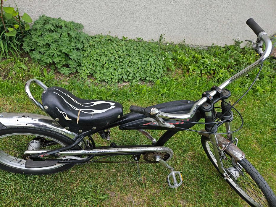 Rower chopper z biegami