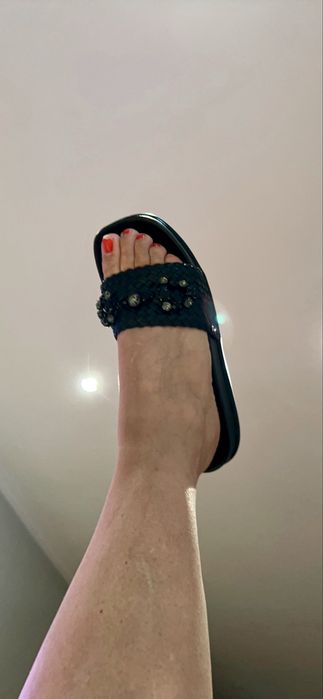 Chinelos Rock Away em preto
