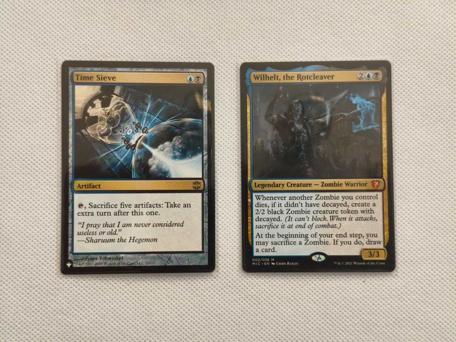 MTG Time Sieve + Wilhelt, the Rotcleaver ENG