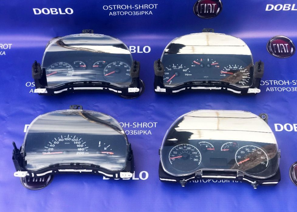 Щиток панель приборов приборка спидометр Fiat Doblo Фиат Добло 00-15
