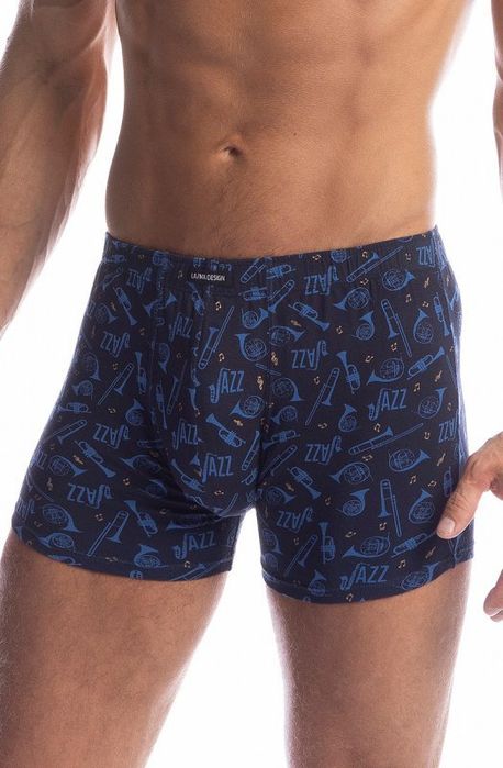 Lama Bokserki Męskie Niebieskie R. L, 2 Szt.