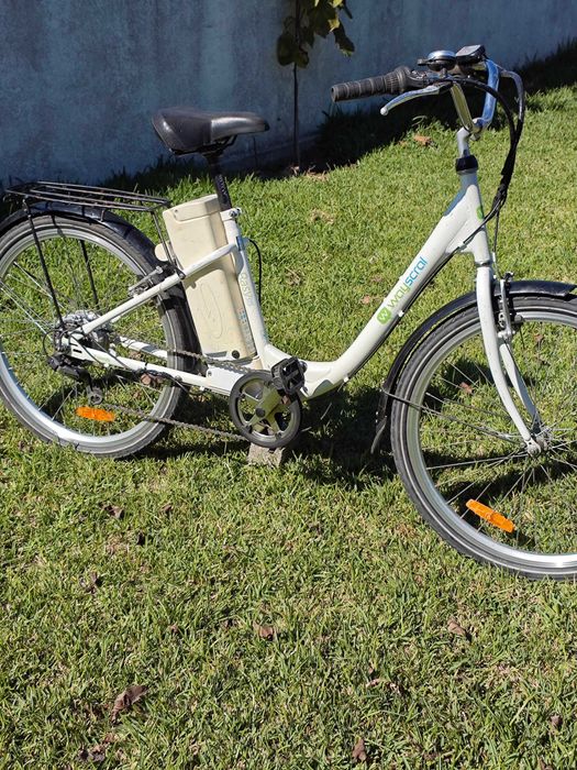 Bicicleta eletrica EBike wayscral 24v 250w bateria nova